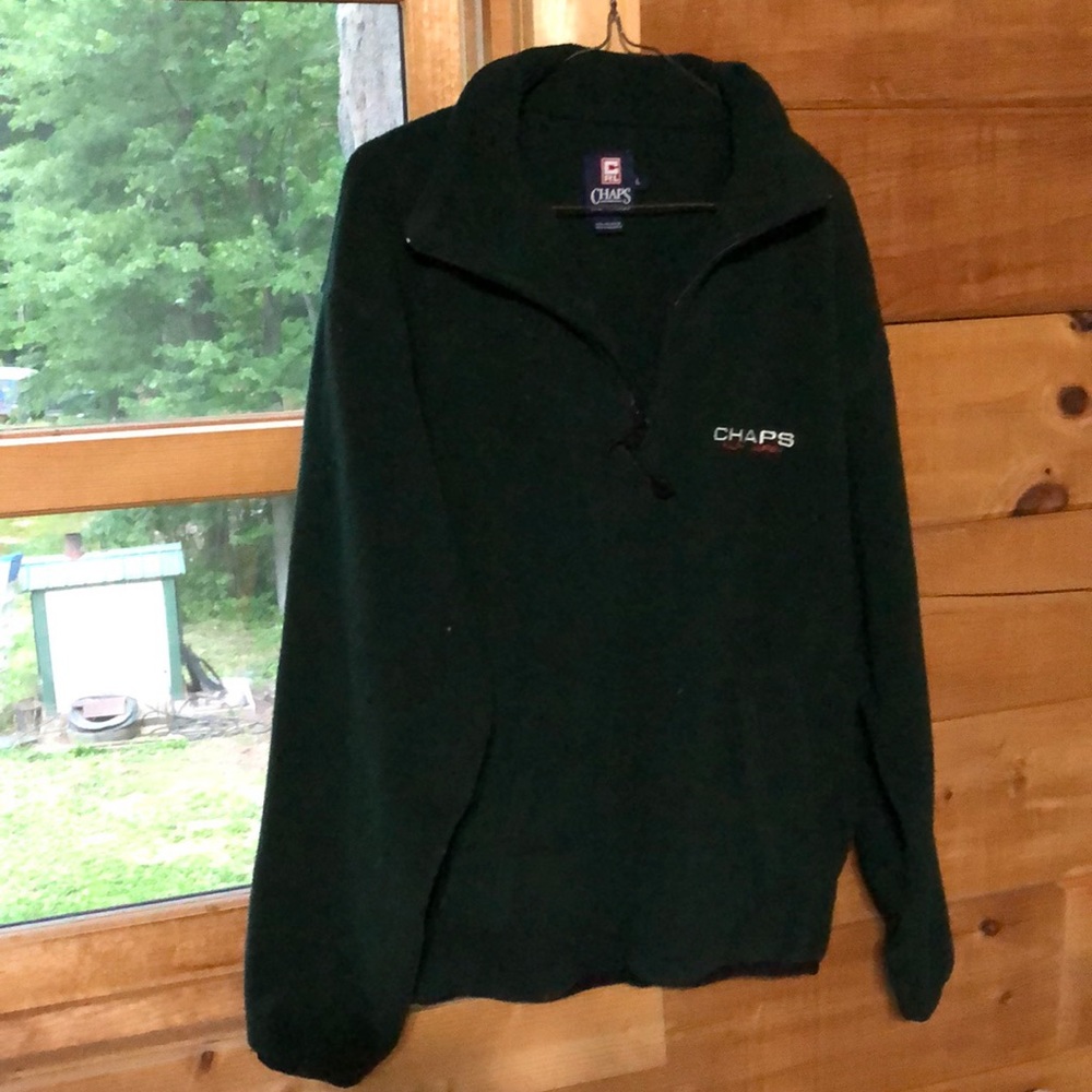 Vintage Dark Green Chaps x Ralph Lauren QuarterZip